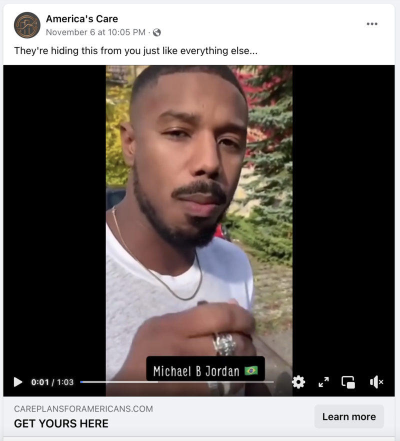 Fact Check Video Does NOT Show Michael B. Jordan Promoting 'Health